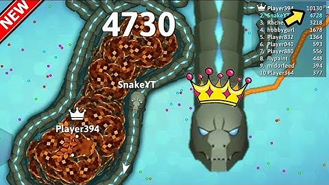 Snake.Io - Pro Giant Snake Vs Troll Tiny Snake! Epic Snakeio Gameplay