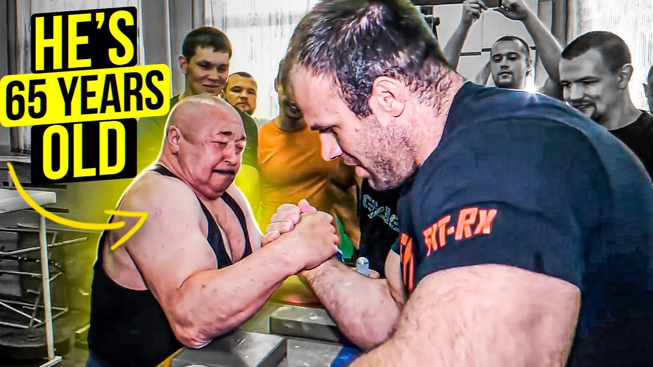 CYPLENKOV vs 65 yo Old Man! / ARM WRESTLING (Eng Subs) YouTube