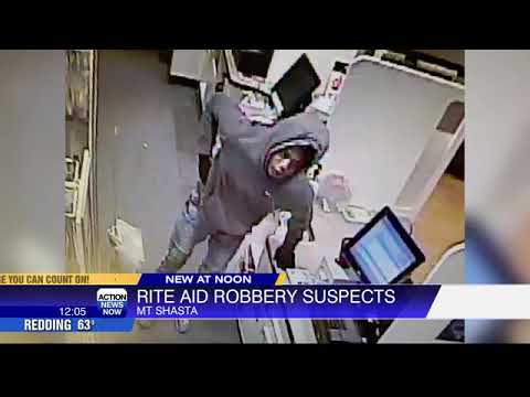 Search is on for Mt. Shasta Rite-Aid robbery suspects - YouTube