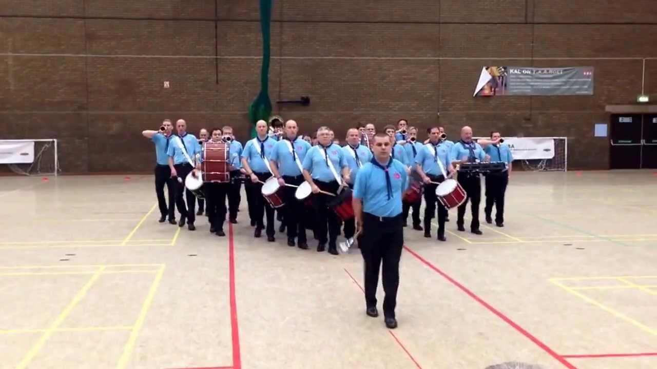 Alderley District Scout Reunion Band at the 2013 TYMBA finals