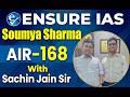 Soumya Sharma | AIR-168 | UPSC Result 2026 | UPSC CSE 2025 Topper | ENSURE IAS By IRS 2016
