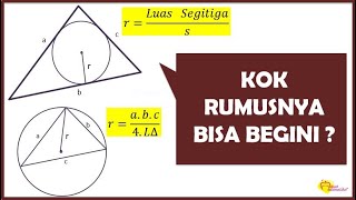 Proof of the Formula for the Radius of the Inner Circle and the Radius of the Outer Circle of a T...