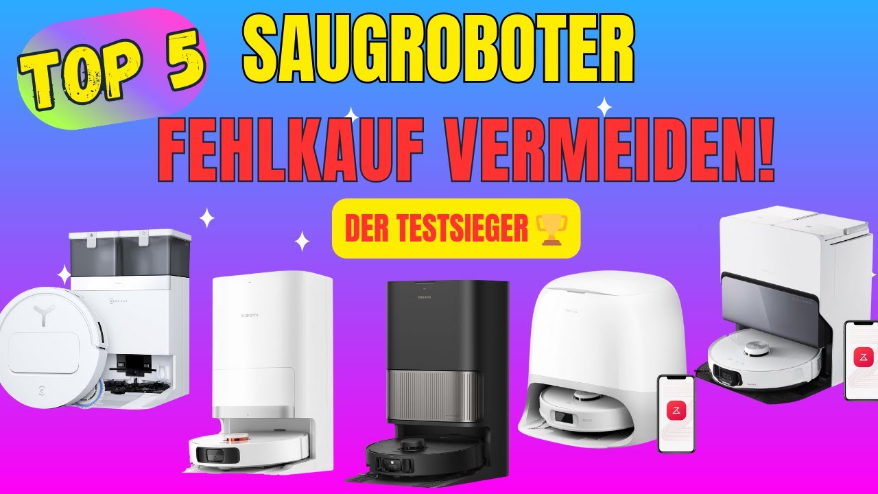 Top 5 Beste Wisch Saugroboter & Teppich Test 🏆 Lohnt sich Saugroboter? Vergleich 2026