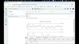 Control phase I-MR chart for continuous data using Minitab