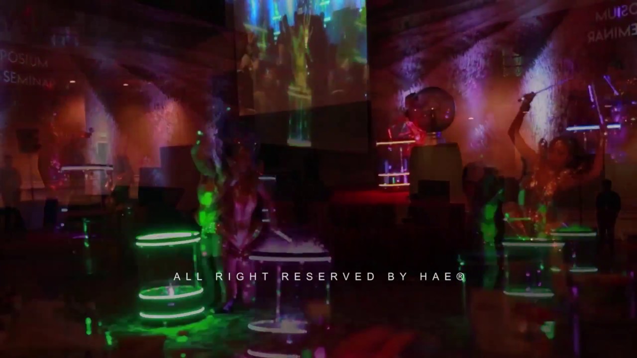 LED WATER DRUM PERFORMANCE