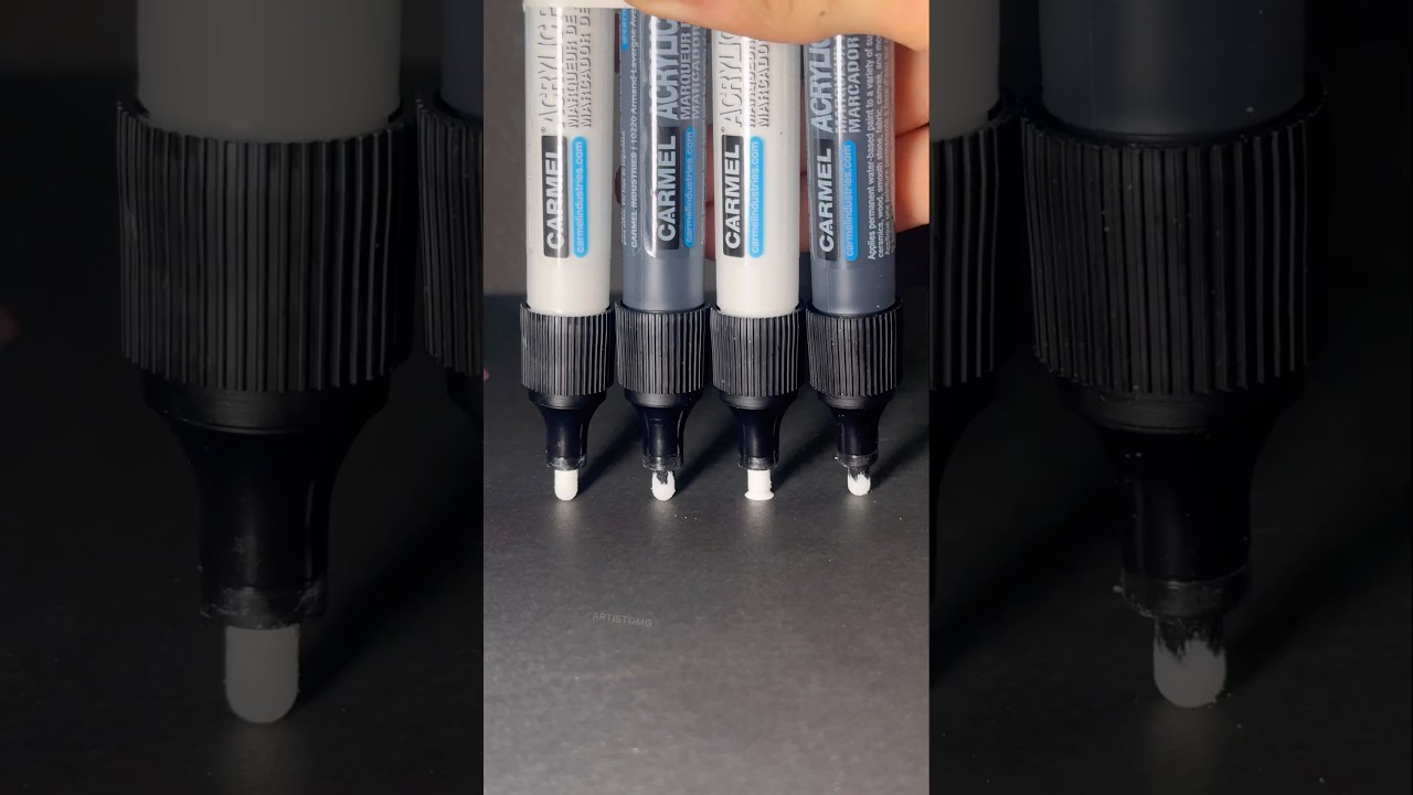 Black and White Acrylic Paint Markers! 🖤🤍 