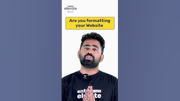 Formatting your website | HTML for beginners | entri elevate telugu #shorts #html #css