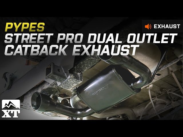 Jeep Wrangler Pypes Street Pro Dual Outlet Catback (2007-2017 JK