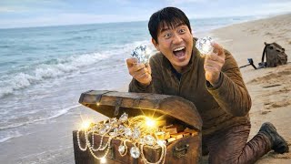 A treasure worth approximately $500,000 has been discovered on a beach in Hawaii.