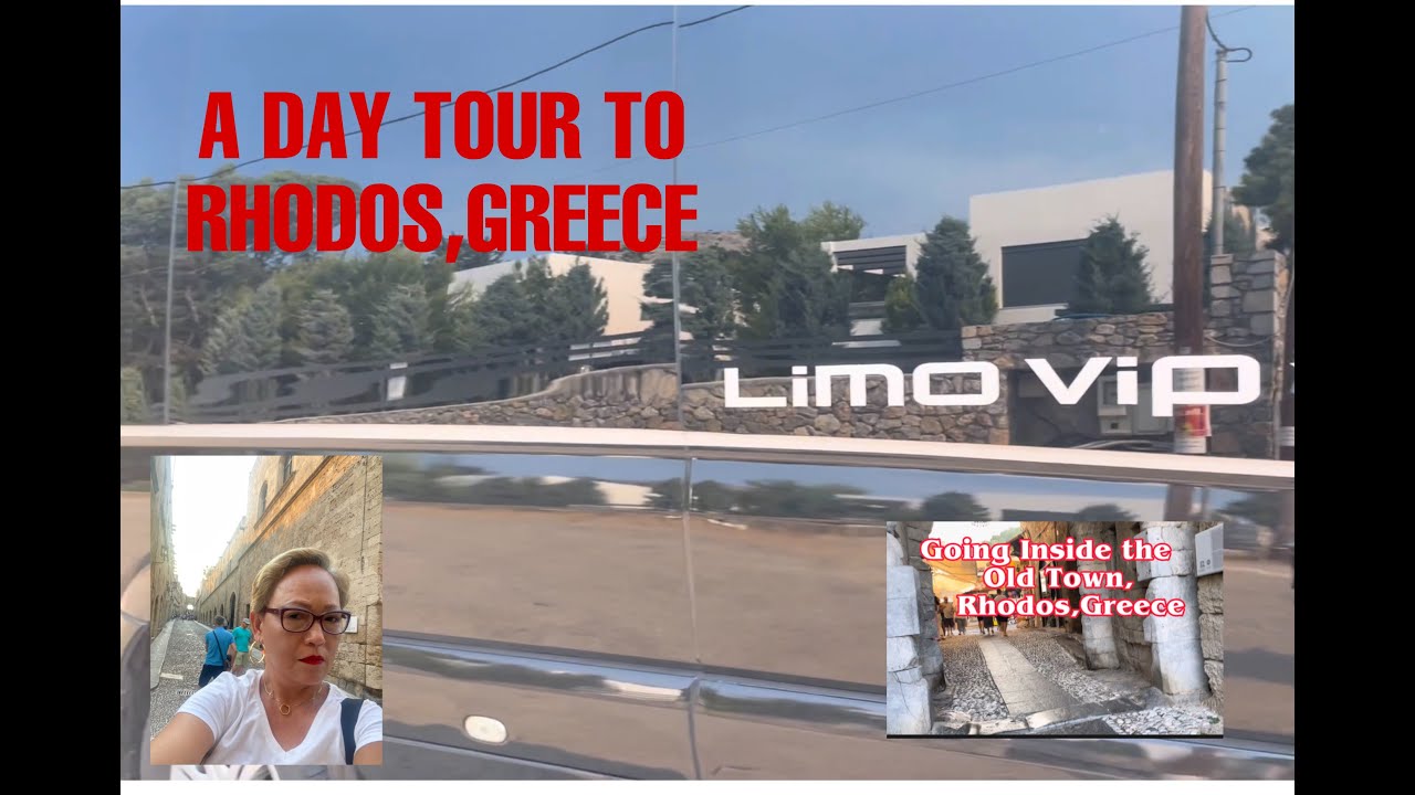 Vip Driver At Rhodes RANDOM RHODOS TRAVEL VLOG 62022: A DAY TOUR TO RHODOS CITY WITH VIP ...