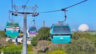 Disney Skyliner 2022 Ride to EPCOT from Disney’s Hollywood Studios in 4K | Walt Disney World Florida