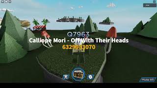 Off With Their Heads roblox ID code (Bypassed)
