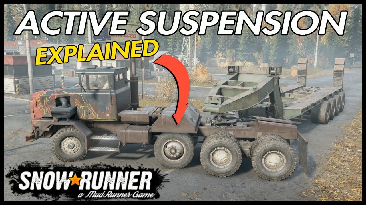 SNOWRUNNER ACTIVE SUSPENSION DERRY LONGHORN 3194 EXPLAINED YouTube