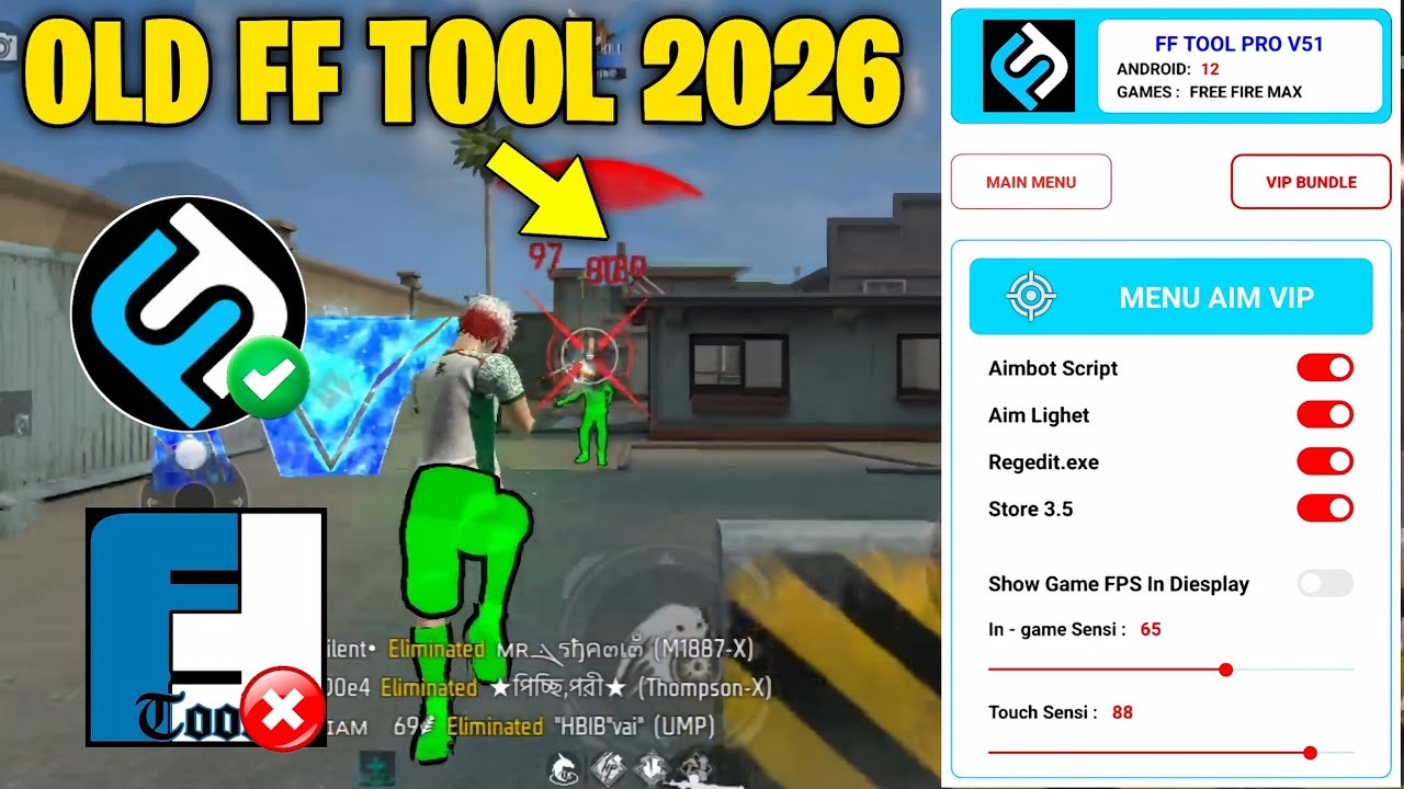 FF Tools 2026 New Update Ob52 |Free Fire Max Working FF Tools| FF Tools Not Working| FF tools India