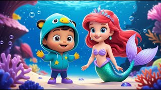 Ariel And Pocoyos Colorful Underwater Adventure