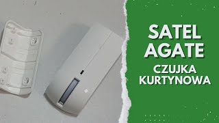 Satel Agate zewnętrzna, dualna, kurtynowa czujka PIR + MW screenshot 5