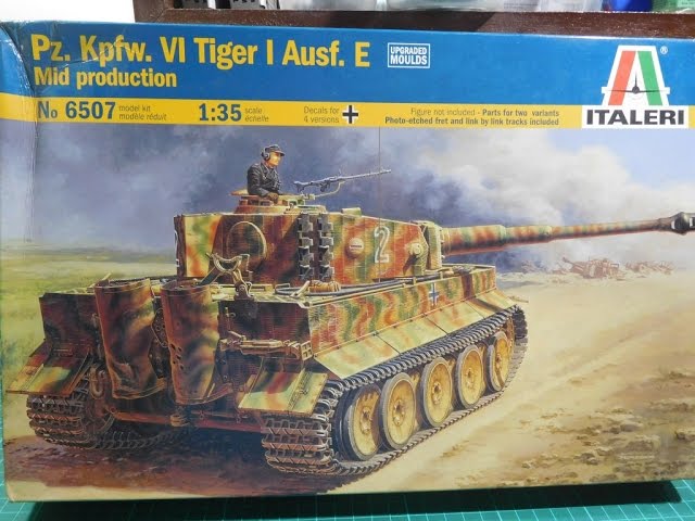 Italeri 1/35 Tiger 1 Ausf. E (Part 1) 