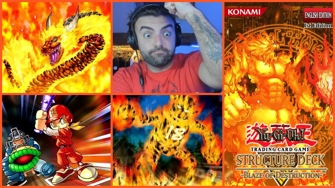 yugioh structure deck blaze of destruction 1st Edition Featured cards include Infernal Flame Emperor YuGiOh Blaze of Destruction Structure