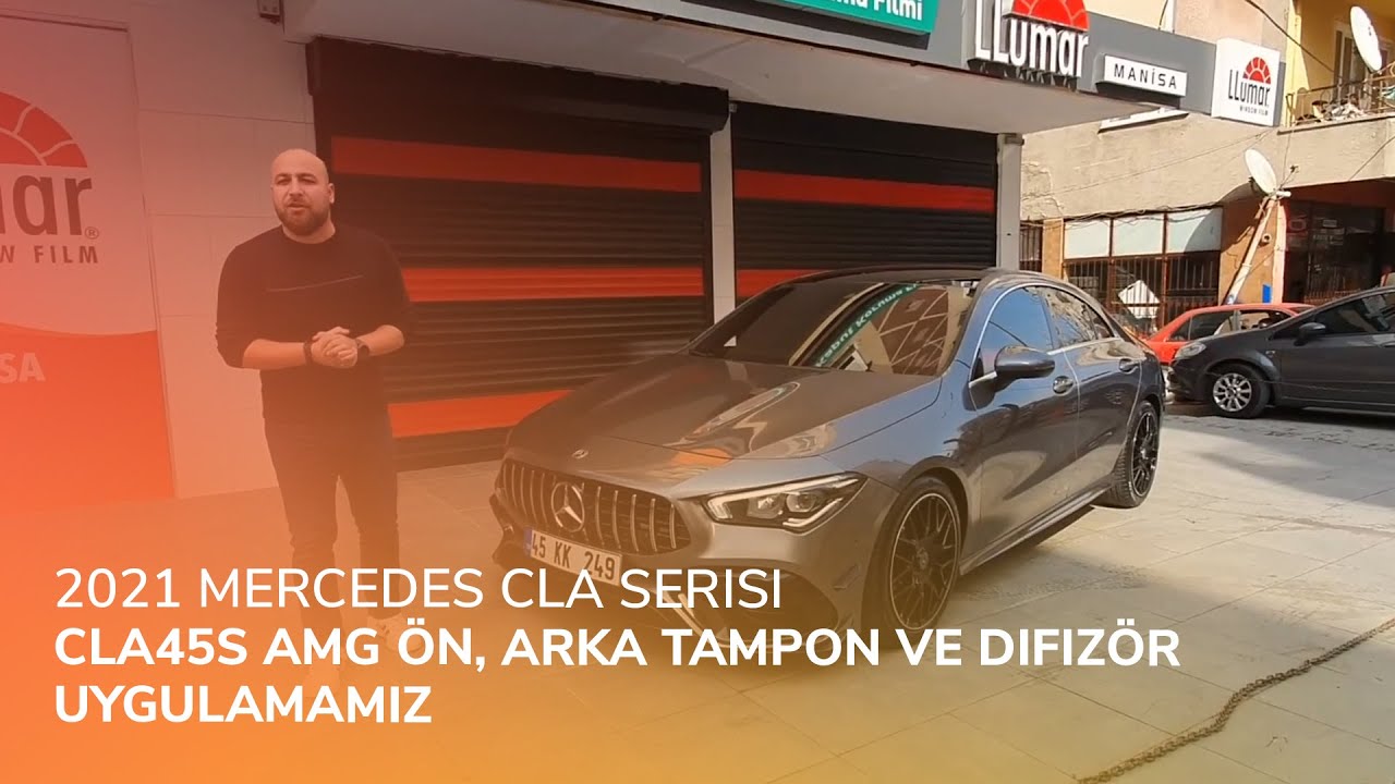 2021 Mercedes CLA Serisi // CLA45S AMG Ön, Arka Tampon ve Difizör Uygulamamız