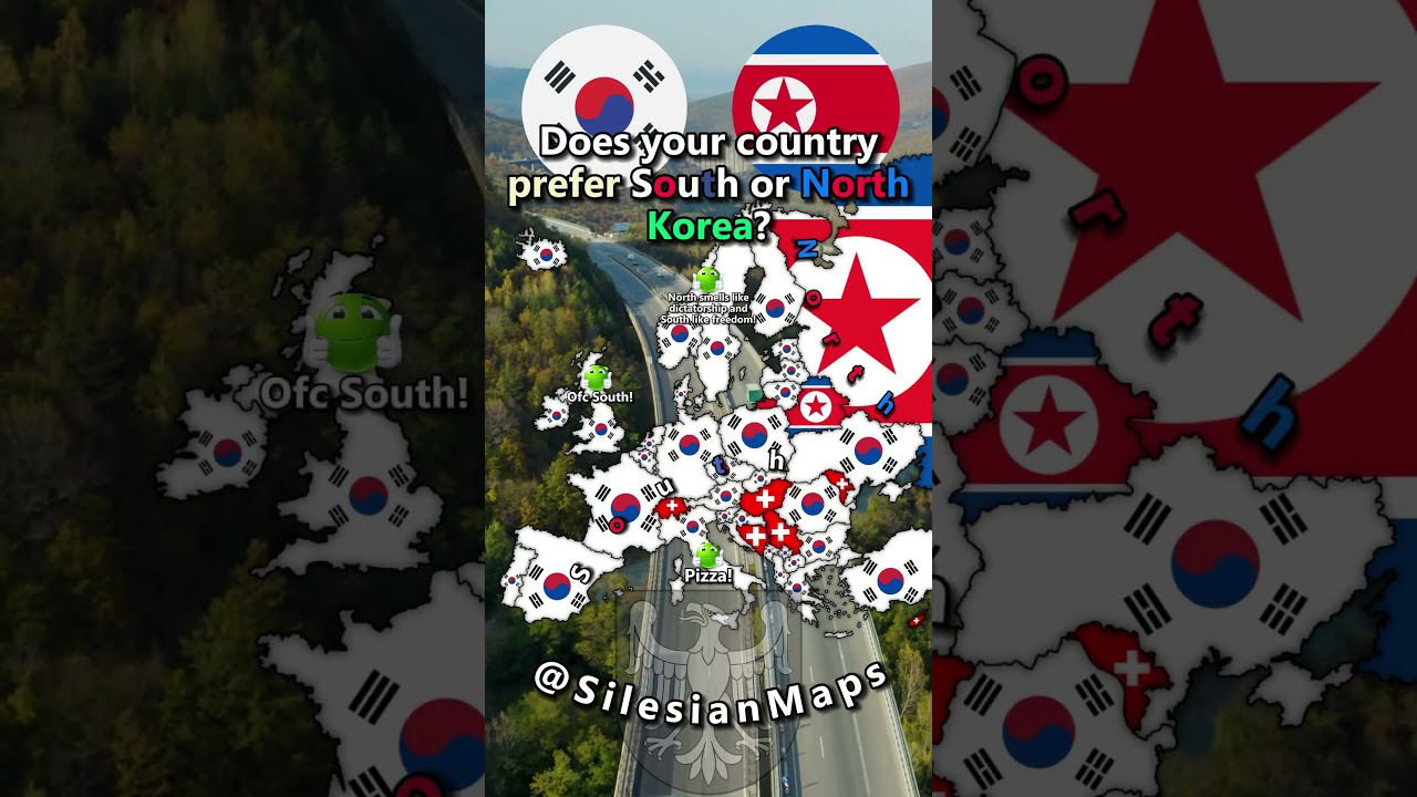 Does your country prefer South or North Korea? 🇰🇷🇰🇵