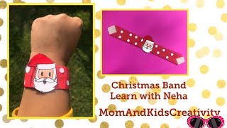 Paper Craft For Kids Santa Claus Paper Craft Paper Band For Kids Paper Crafts Ideas For Kids