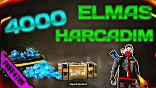 4000 ELMAS HARCADIM | BÖYLE ŞANS YOK 😮| FREE FİRE
