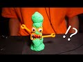 【音フェチ】つぶつぶ粘土でモンスター作ったら案の定変なのできた ASMR