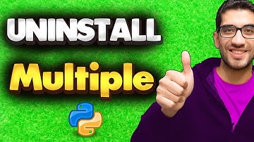 How to Uninstall Multiple Packages in Python Simultaneously