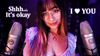 ASMR | Whispering "Shhh, it's okay", "I love you", "You're Safe" & More Comforting Words ❤️ screenshot 5