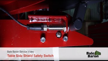 Marcrest Service Video - Table Side Shield Safety Switch