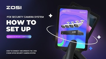 How to Connect and Operate the  ZOSI C182-N PoE Security Camera