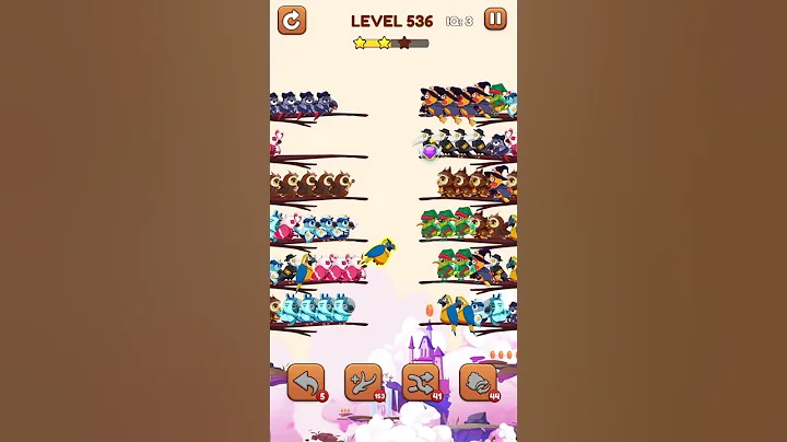 Bird Sort 2: Color Puzzle Level 536 #games #gaming #gameplay