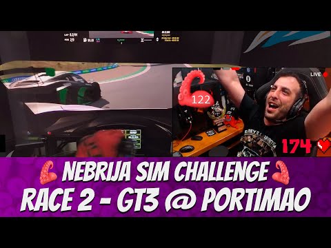rF2 - Nebrija SimRacing Challenge 2021 - Race 2 - GT3 @ Portimao (Dry/wet) FULL RACE
