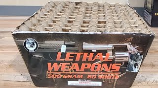 Lethal Weapons! 80 shots! by Hardcore Pyro! Special thanks again to Pyromaniacs for the hookup!!