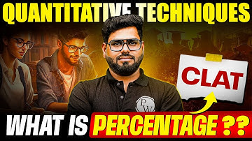 CLAT Quantitative Techniques: What is Percentage? | Master the Basics!