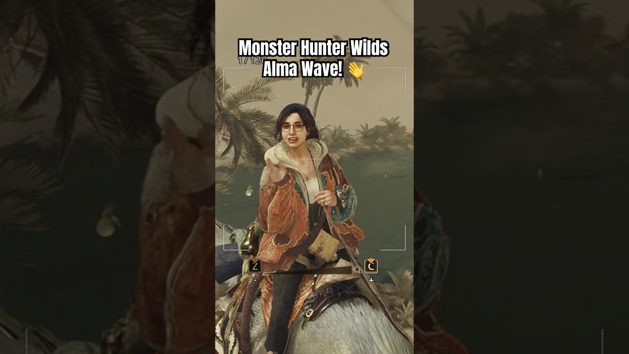Alma Wave in Monster Hunter Wilds 👋 Photo Mode 