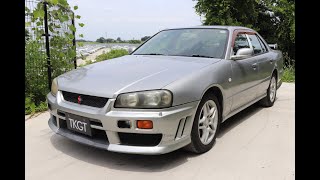 1998 Nissan Skyline R34 25GT-X AT #2227 - YouTube