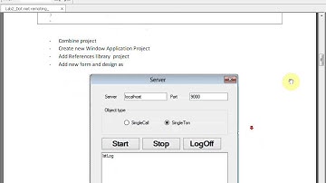 Dot Net Remoting (very simple demo) c#