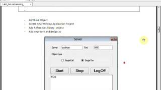 Dot Net Remoting (very simple demo) c#