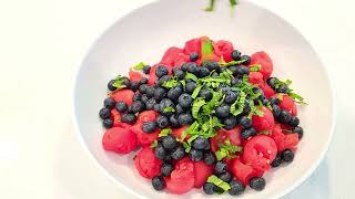 BLUEBERRY MELON SUMMER SALAD !