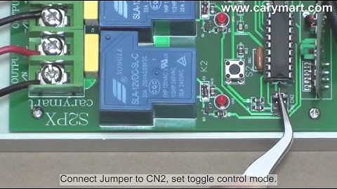 2 Way Heavy Duty AC Remote Controller Controls 2 AC Lamps