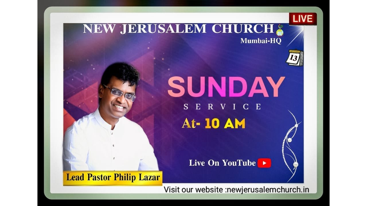 NEW JERUSALEM CHURCH MUMBAI HQ's broadcast