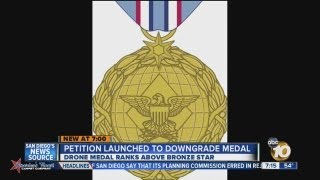 US officials urged to downgrade new medal honoring drone pilots