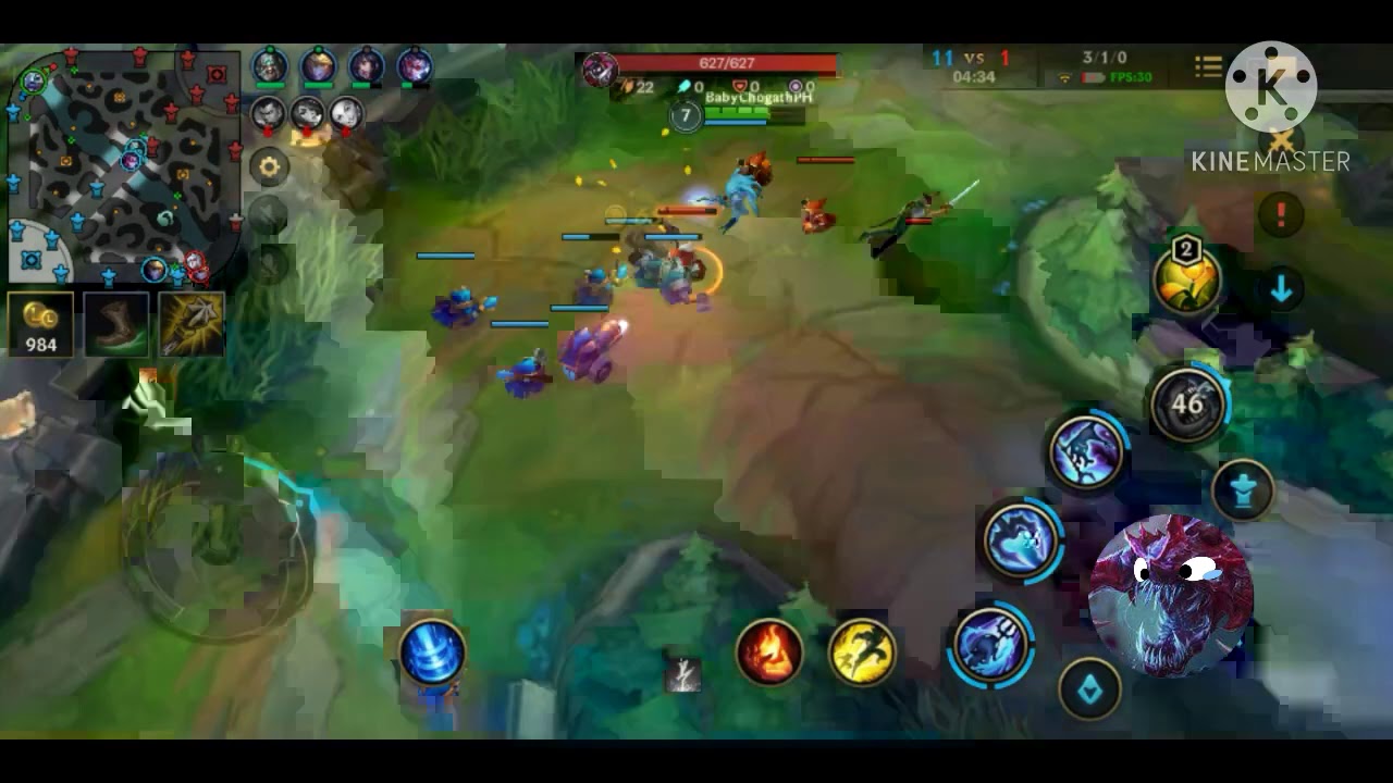 Cho'gath plays as FIZZ - LoL: Wild Rift - YouTube