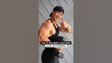 Top 4 Shoulder Exercises for 3D delts (dumbbells only)