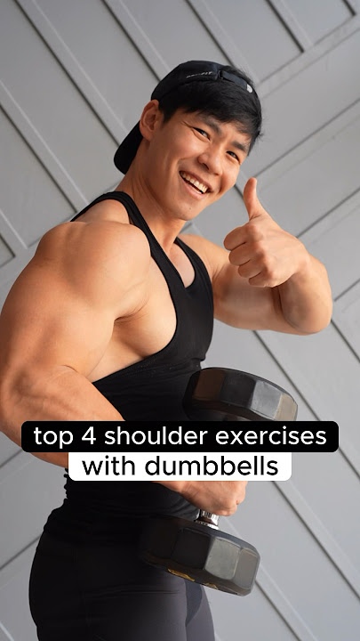 Top 4 Shoulder Exercises for 3D delts (dumbbells only)