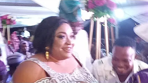 FOLUKE DARAMOLA ARRIVES L LAIDE BAKARE'S HOUSE WARMING CEREMONY