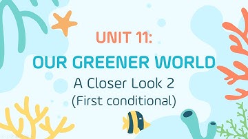 Unit 11: Our greener world - A closer look 2 (First conditional) - English 6 Global Success [OLM.VN]