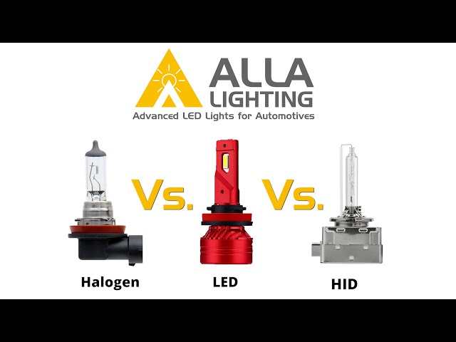 Halogen vs xenon vs LED, an objective comparison (complete english