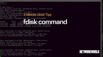 How to use the fdisk command